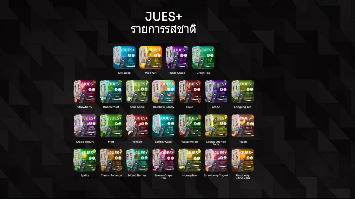 หัวพอต JUES PLUS Pod Juice Flavor 2.5ml ใช้กับเครื่องที่รองรับ