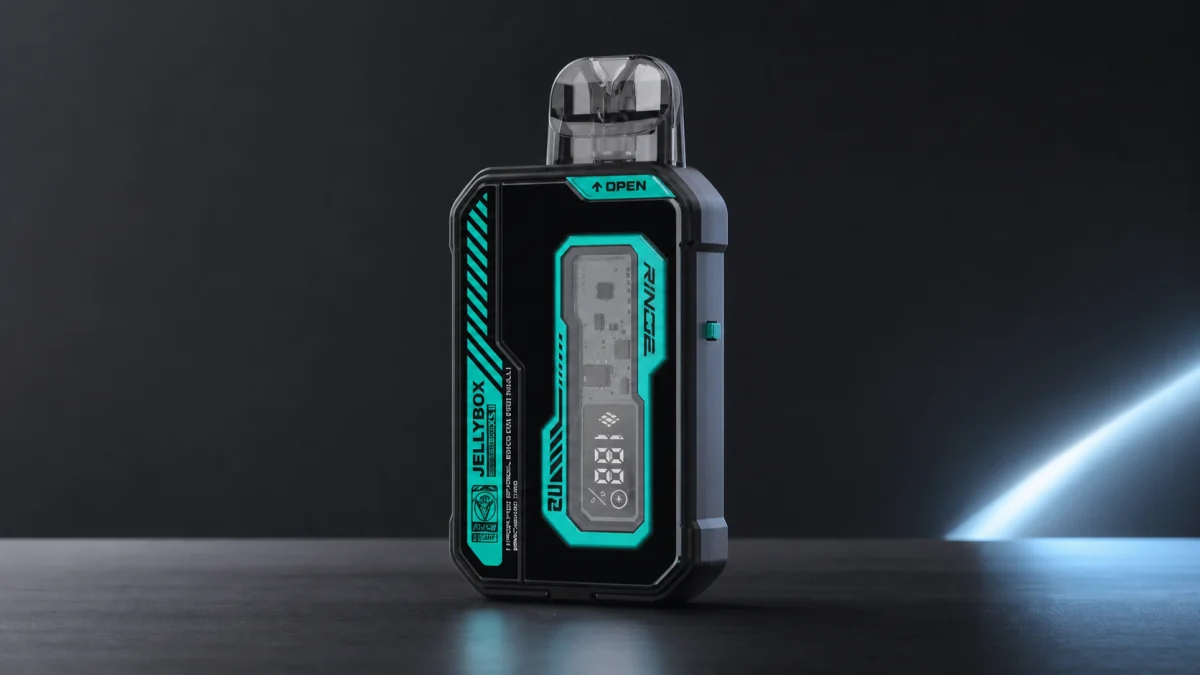 JELLYBOX XS 2 เครื่องพอต Rincoe สีดำฟ้า
