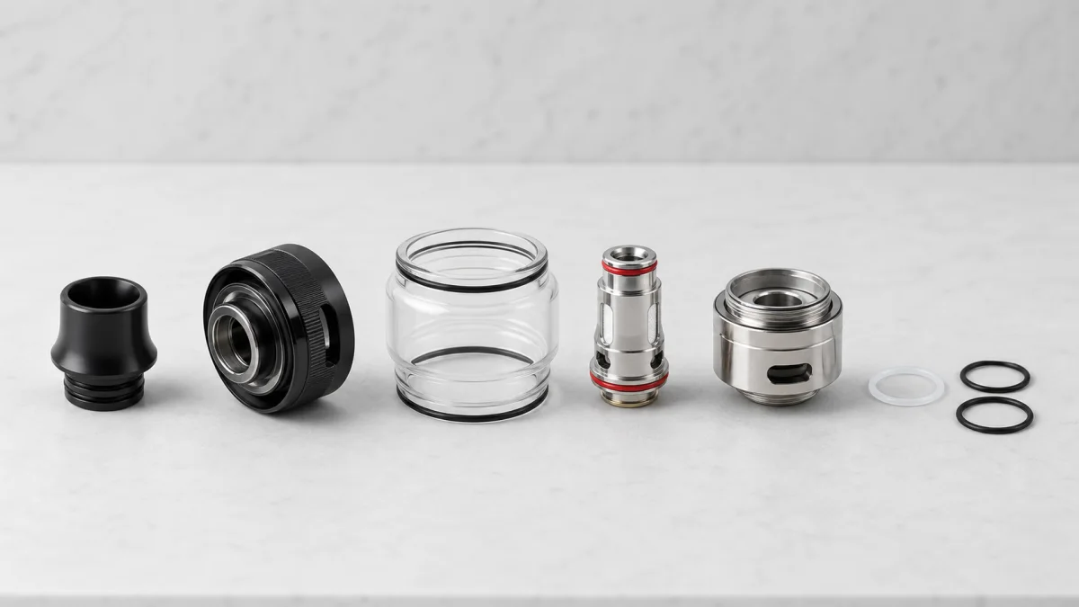 VOOPOO TPP Tank ส่วนประกอบหัวพอต คอยล์ และฐาน 510